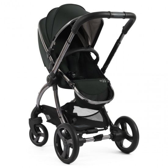 egg 3 Luxury Shell i Size Travel System Bundle Black Olive